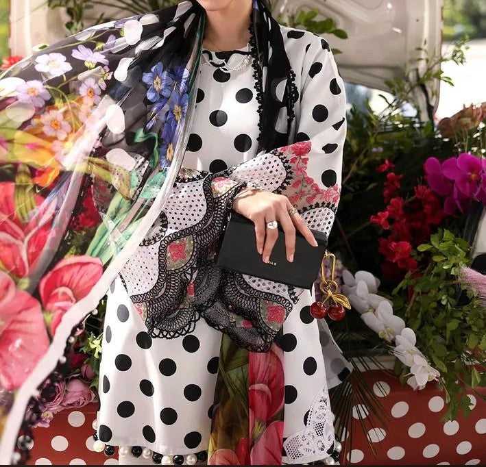 Digital Printed Swiss Lawn 3pc