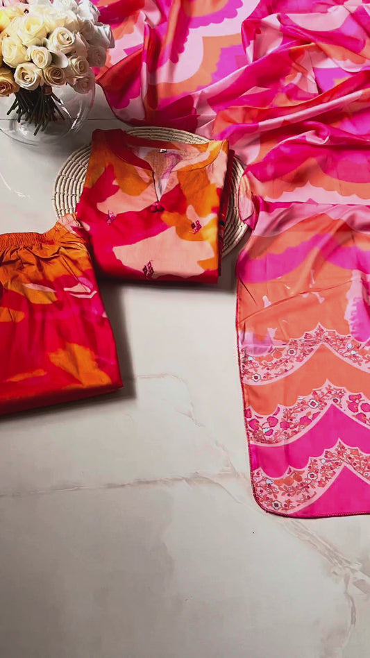 Ready-To-Wear Lawn 3pc Embroidered