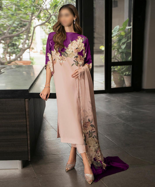 Digital Printed Silk 3pc