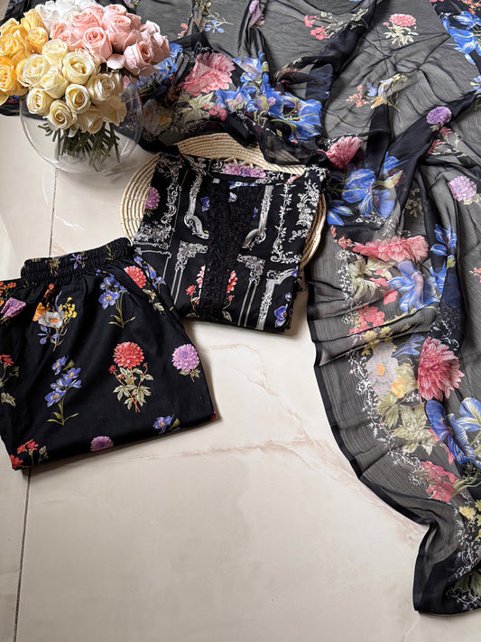 Ready-To-Wear Lawn 3pc Embroidered