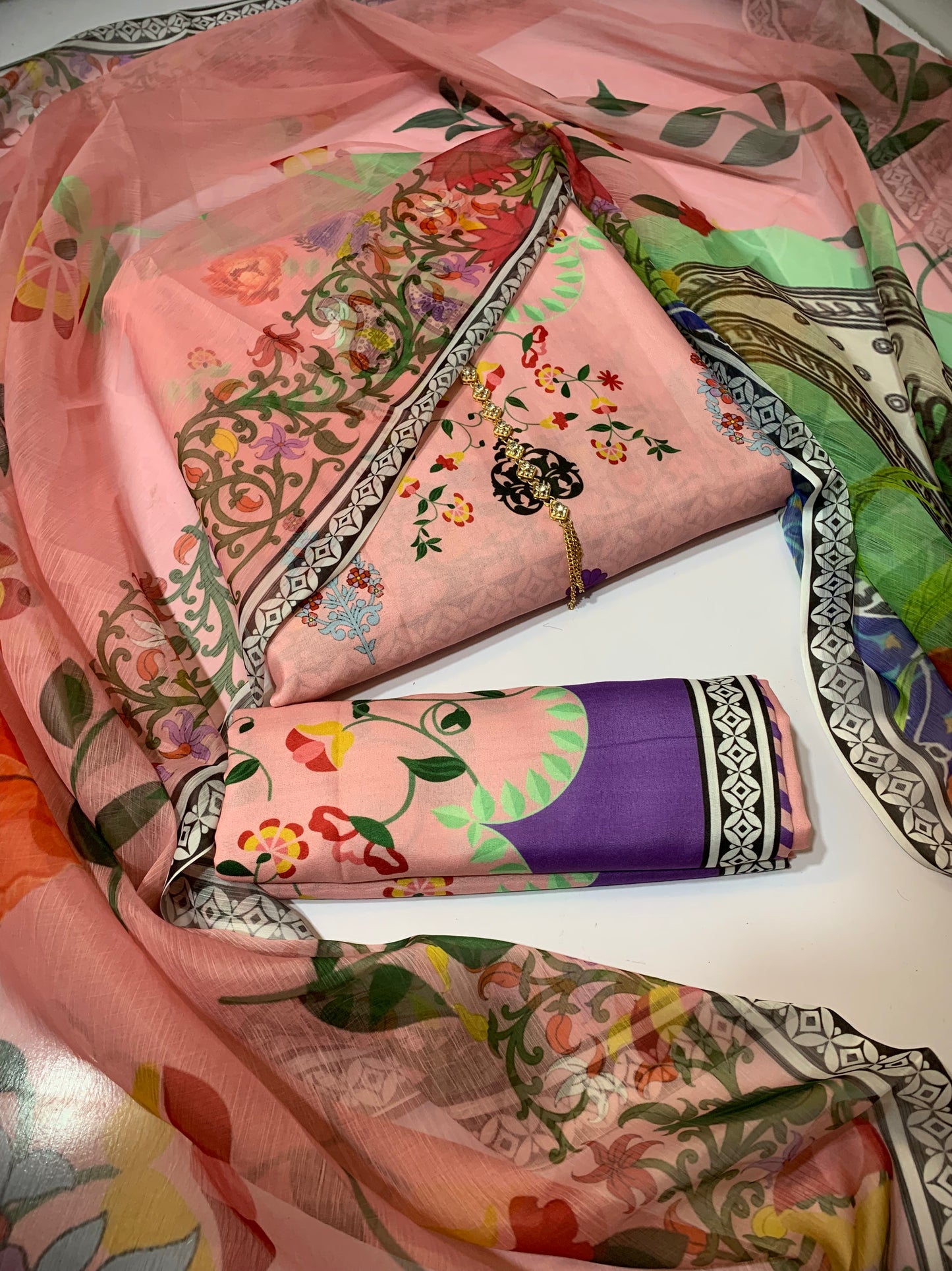 Digital Printed Swiss Lawn 3pc