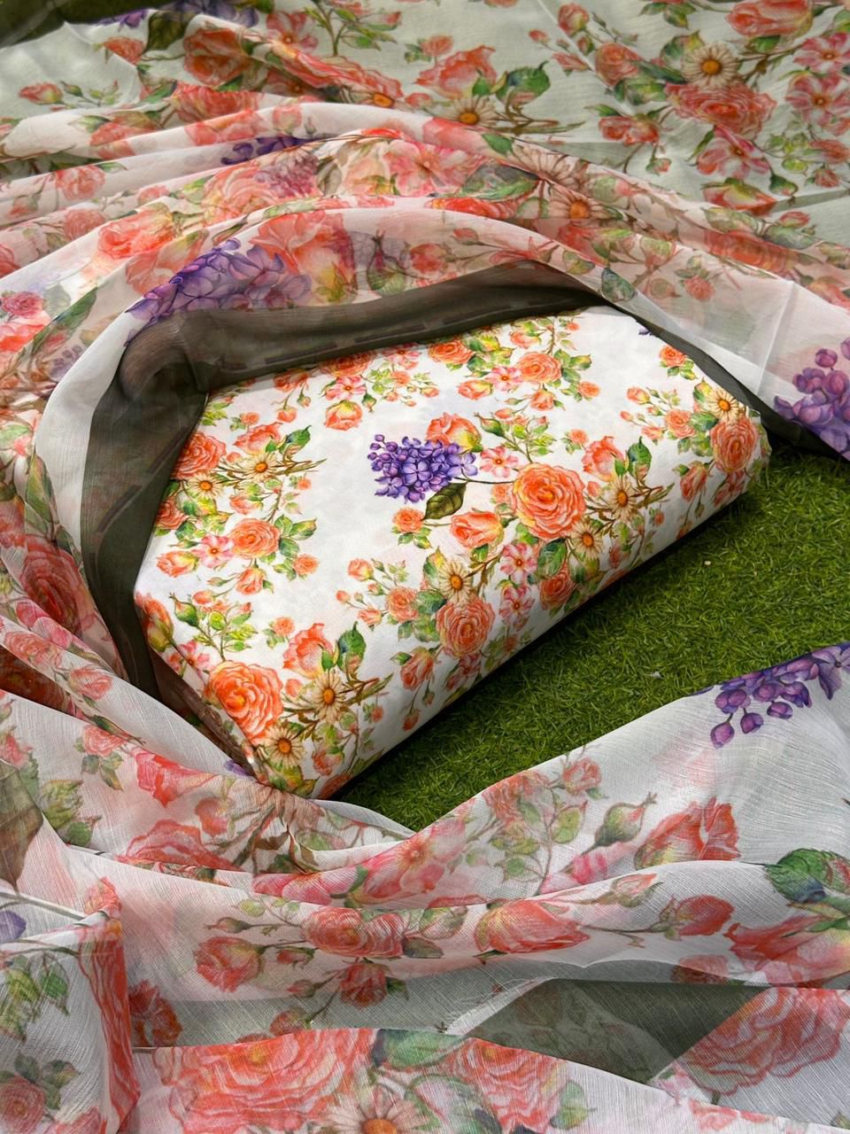 Digital Printed Swiss Lawn 3pc