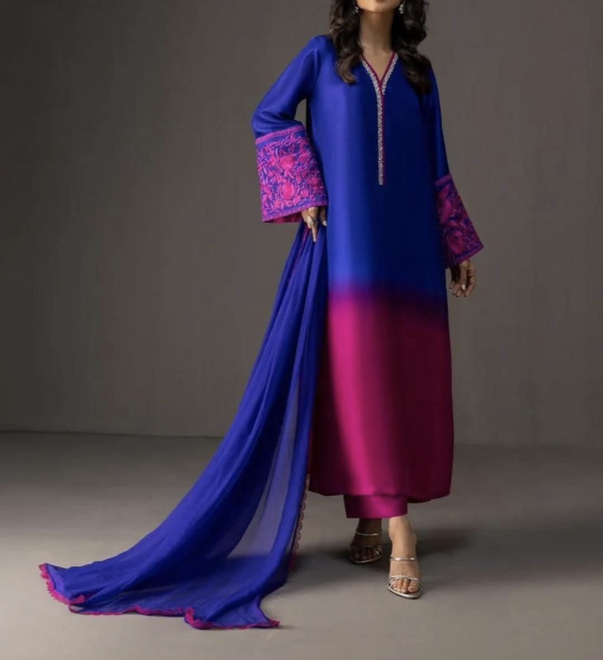 Digital Printed Silk 3pc