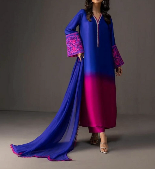 Digital Printed Silk 3pc