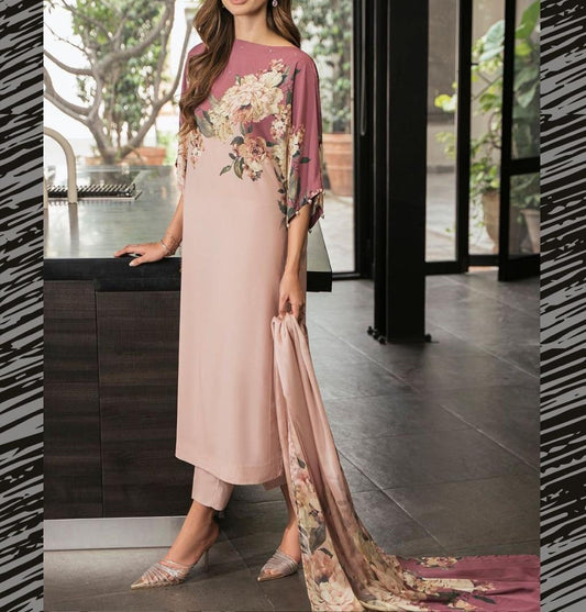 Digital Printed Silk 3pc