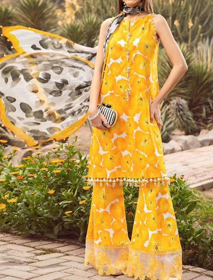 Ready-To-Wear Lawn 3pc Embroidered