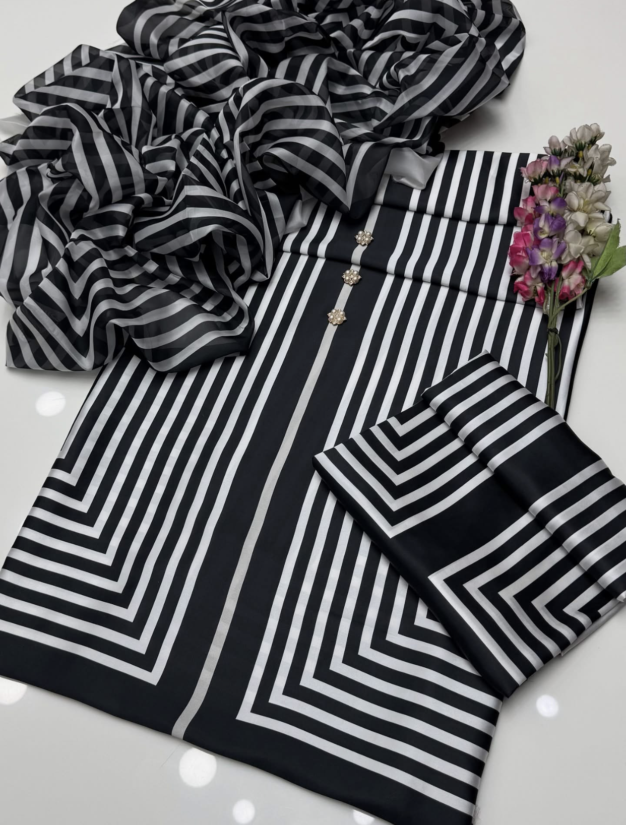 Digital Printed Silk 3pc