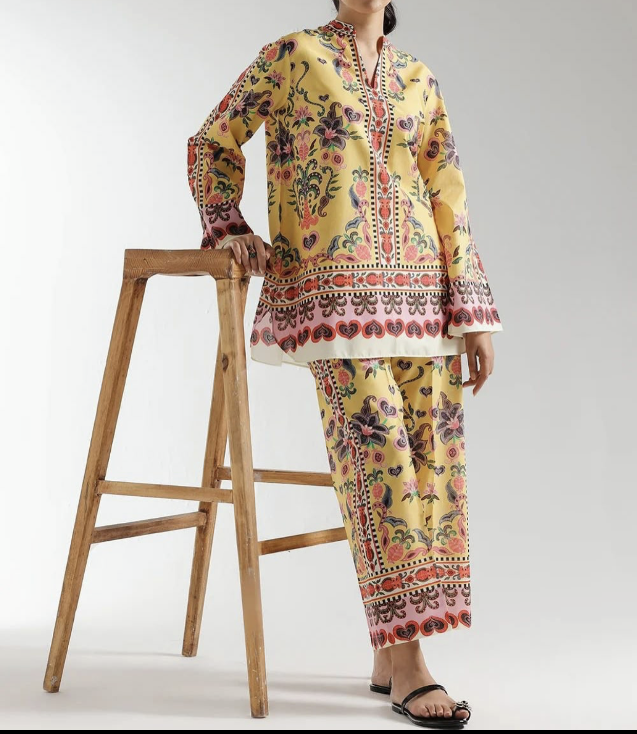 Digital Printed Silk 3pc