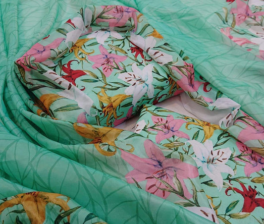 Digital Printed Swiss Lawn 3pc