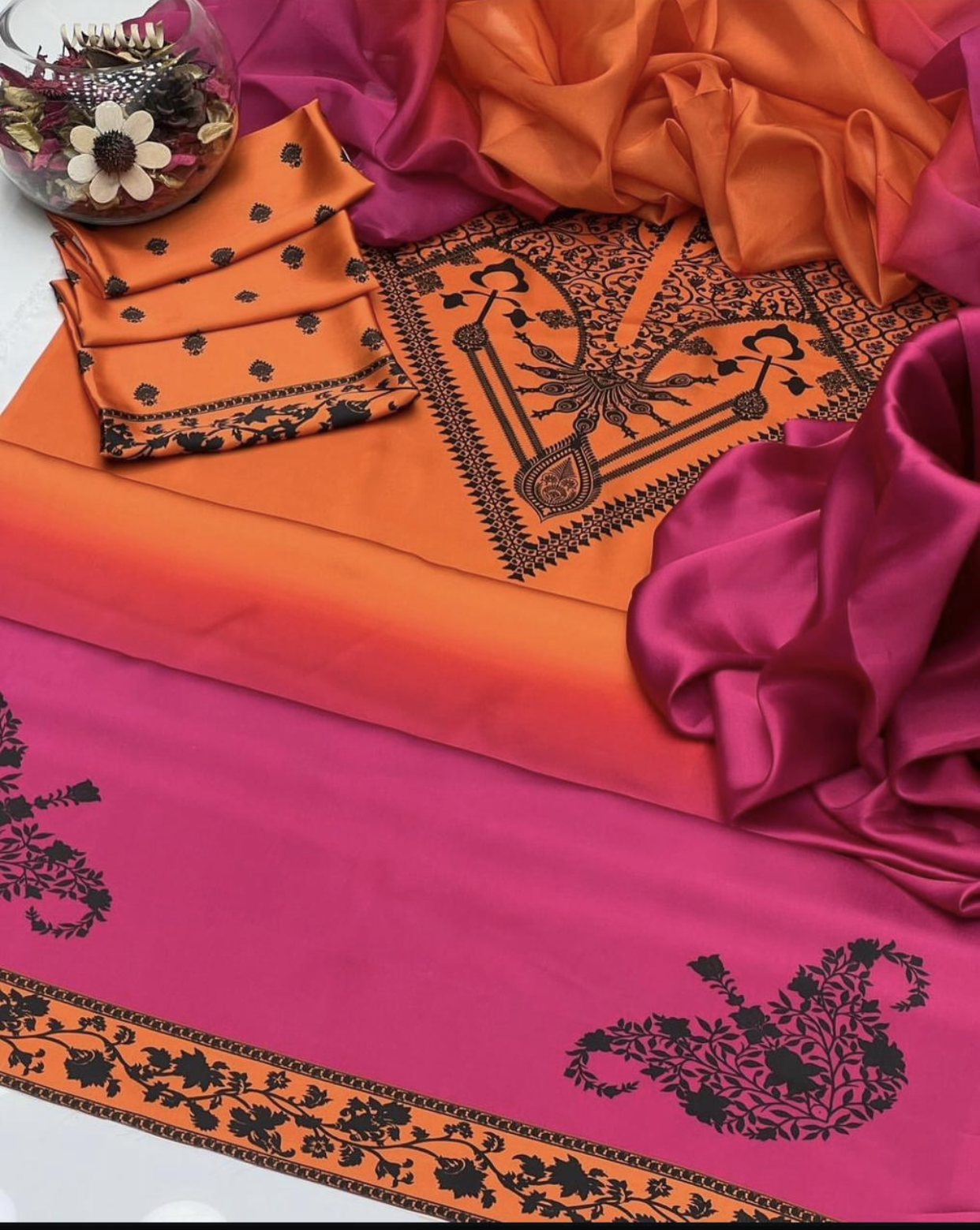 Digital Printed Silk 3pc