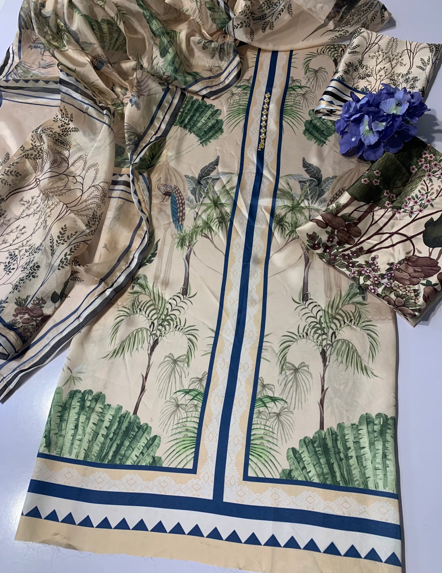 Digital Printed Silk 3pc