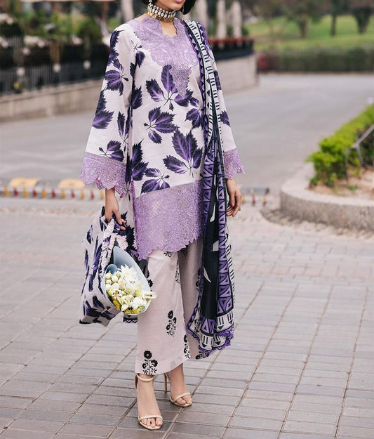 Ready-To-Wear Lawn 3pc Embroidered