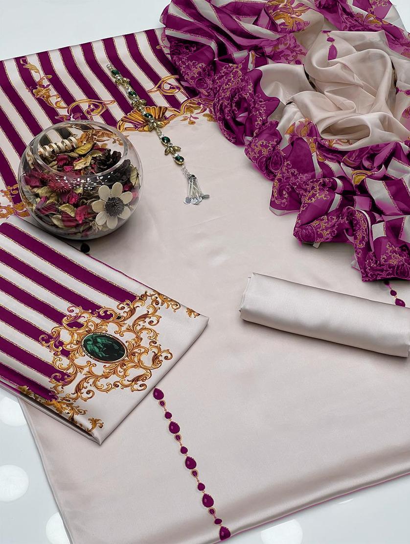 Digital Printed Silk 3pc