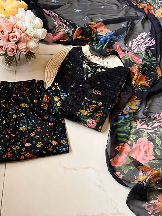 Ready-To-Wear Lawn 3pc Embroidered