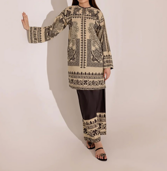 Digital Printed Silk 3pc