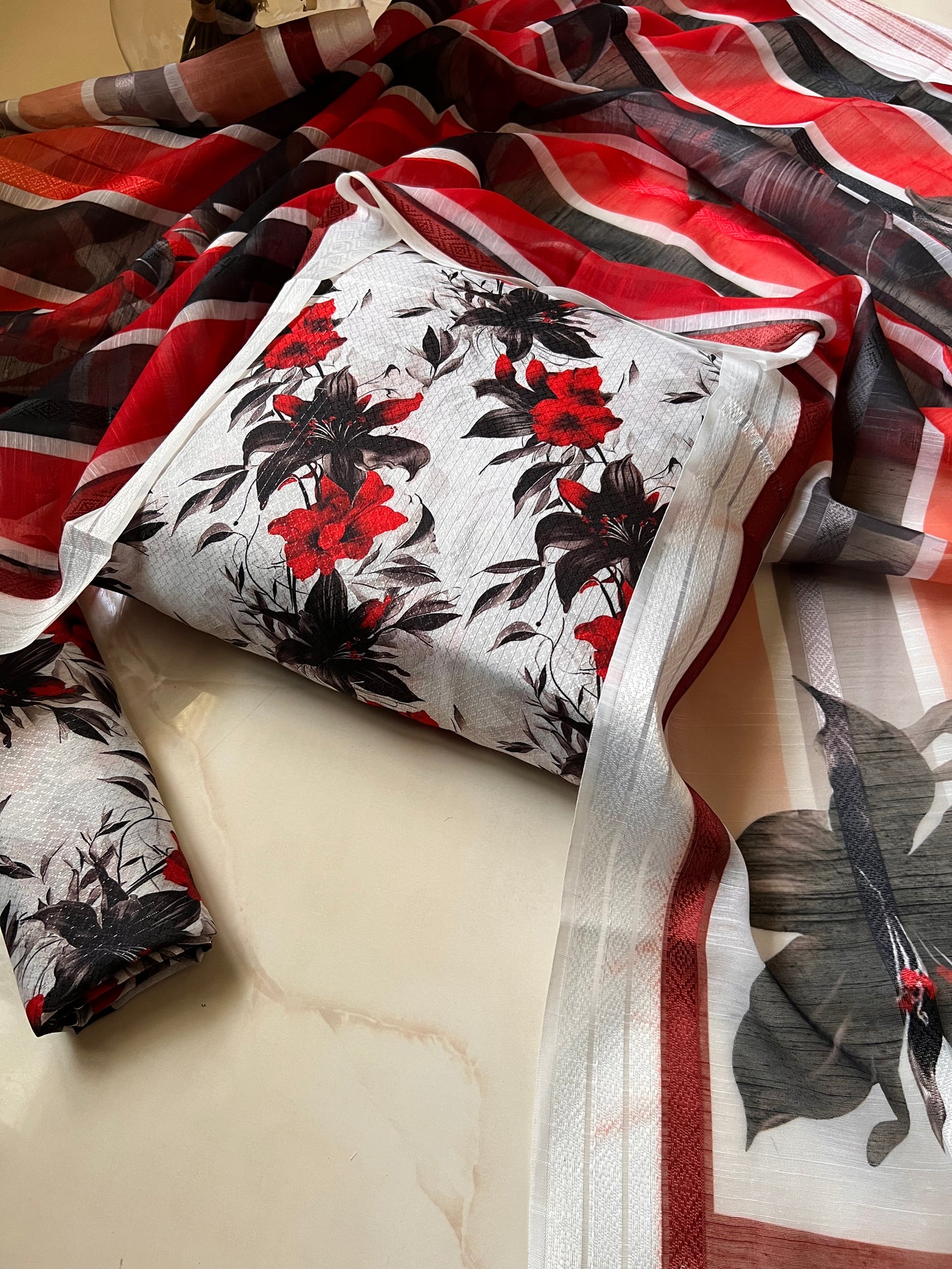 Digital Printed Jacquard 3pc
