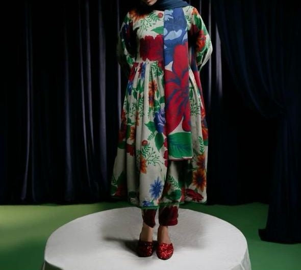 Digital Printed Swiss Lawn 3pc