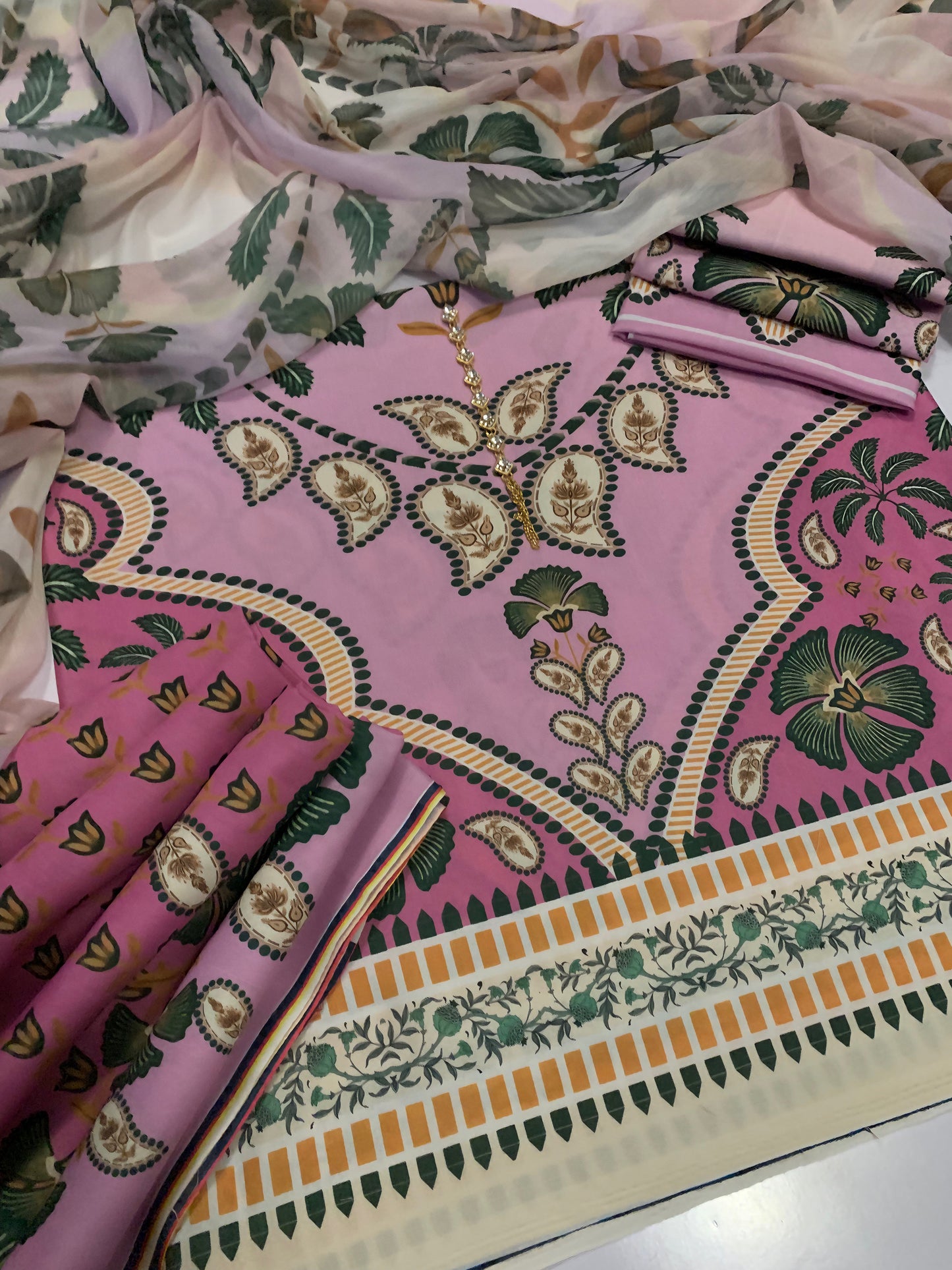 Digital Printed Swiss Lawn 3pc
