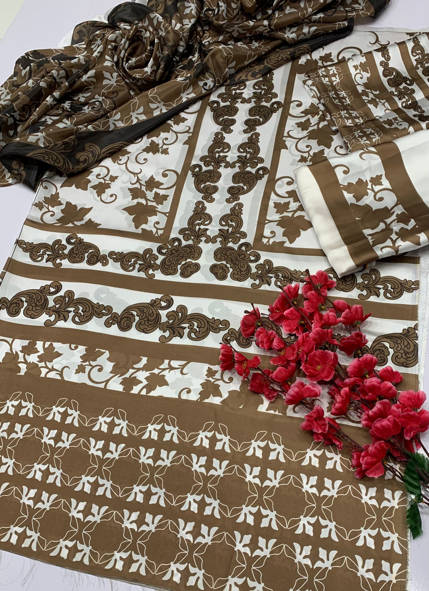 Digital Printed Silk 3pc