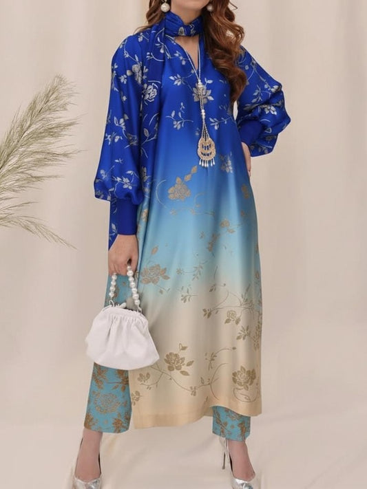 Digital Printed Silk 3pc