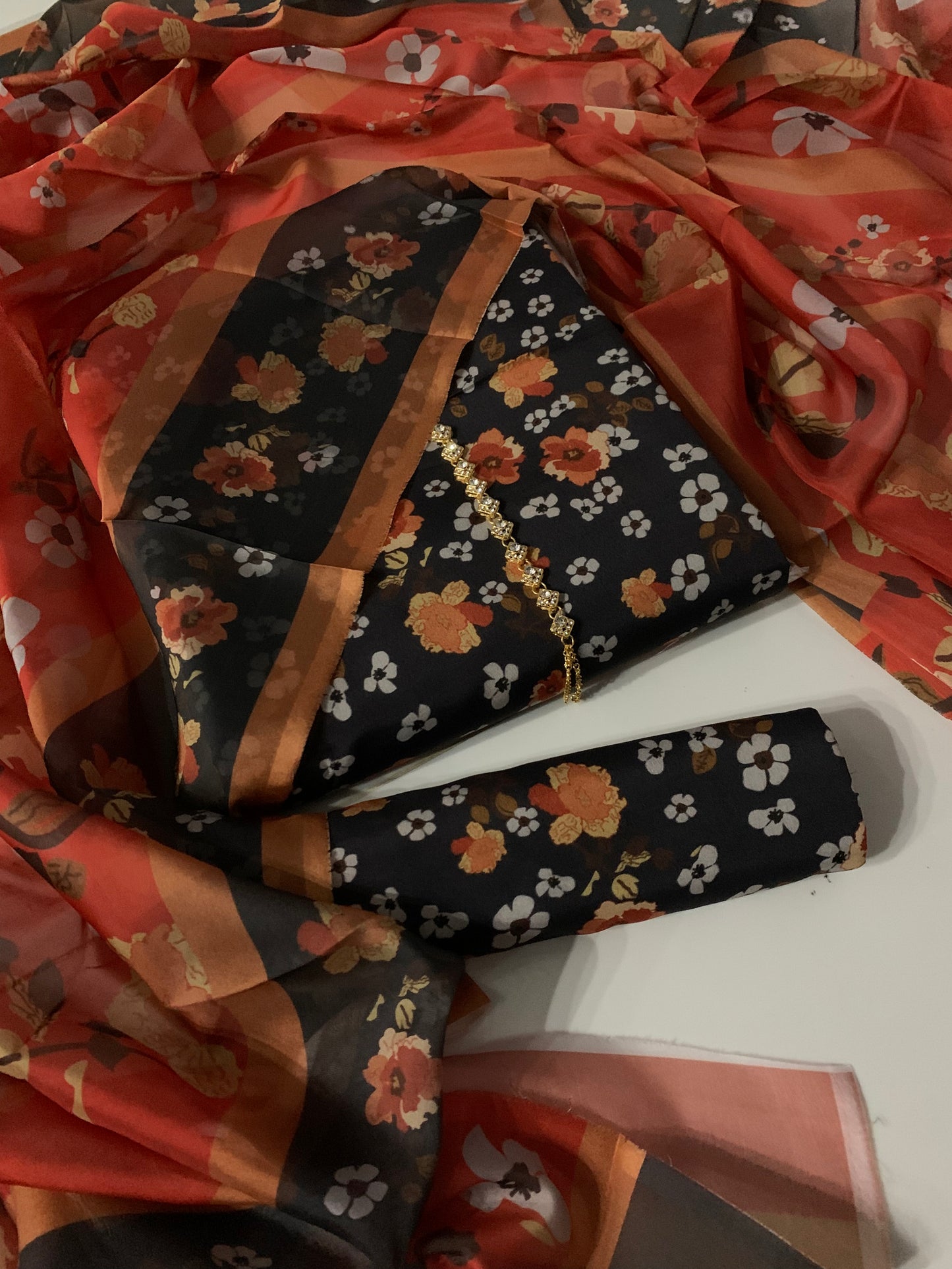 Digital Printed Swiss Lawn 3pc