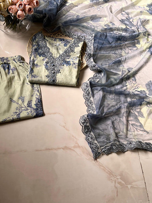 Ready-To-Wear Lawn 3pc Embroidered