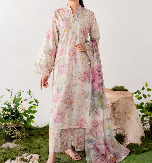 Digital Printed Silk 3pc