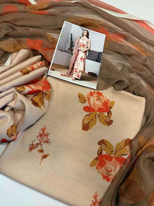 Digital Printed Swiss Lawn 3pc