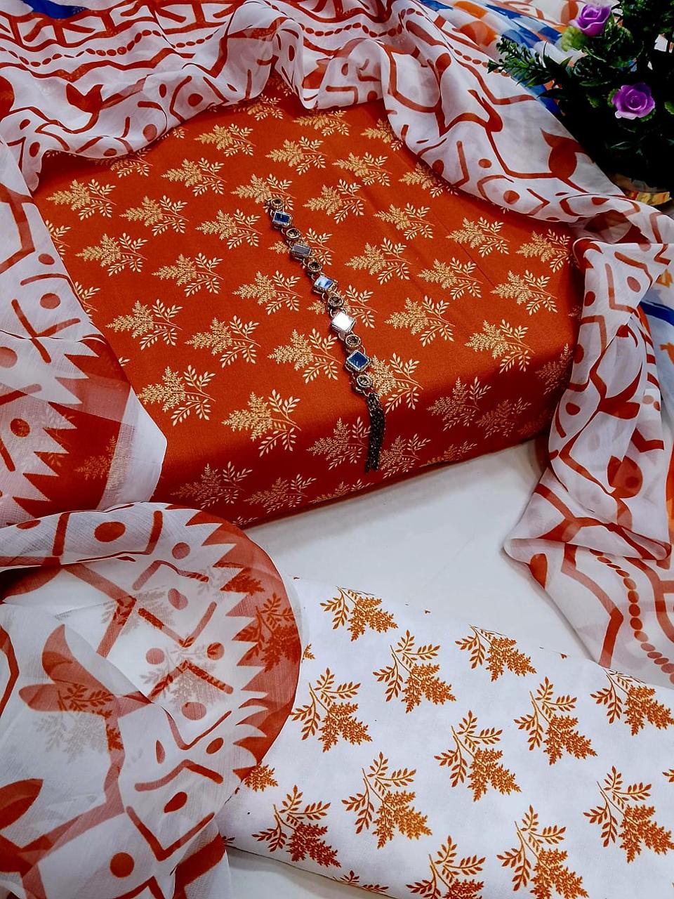 Digital Printed Swiss Lawn 3pc