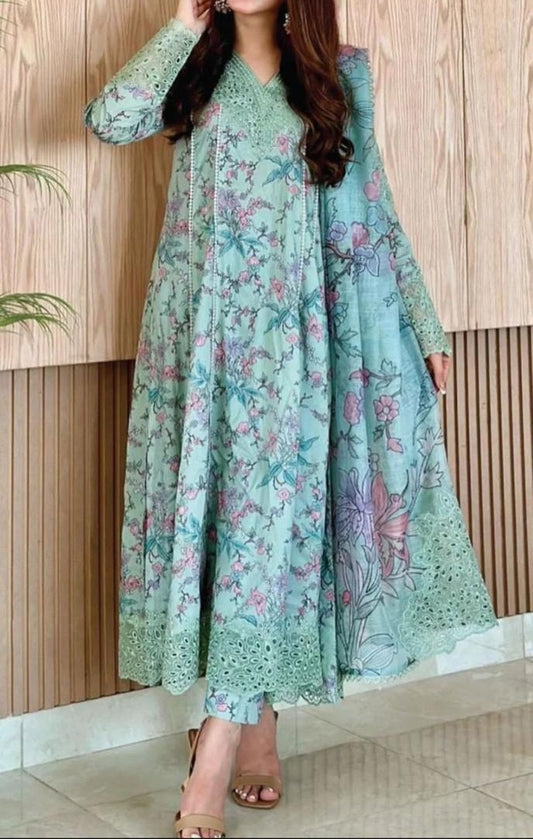Ready-To-Wear Lawn 3pc Embroidered